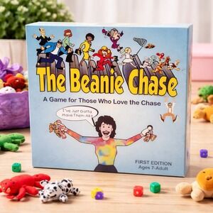 New/Sealed Vintage 1997 The Beanie Chase Beanie Board Game 1st Edition